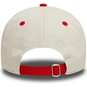 shapka-izvita-chervena-reguliruem-9twenty-contrast-visor-na-manchester-united-football-club-premier-league-ot-new-era