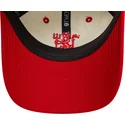 shapka-izvita-chervena-reguliruem-9twenty-contrast-visor-na-manchester-united-football-club-premier-league-ot-new-era