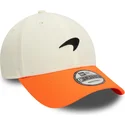 shapka-izvita-oranzhev-reguliruem-9forty-contrast-visor-na-mclaren-racing-formula-1-ot-new-era