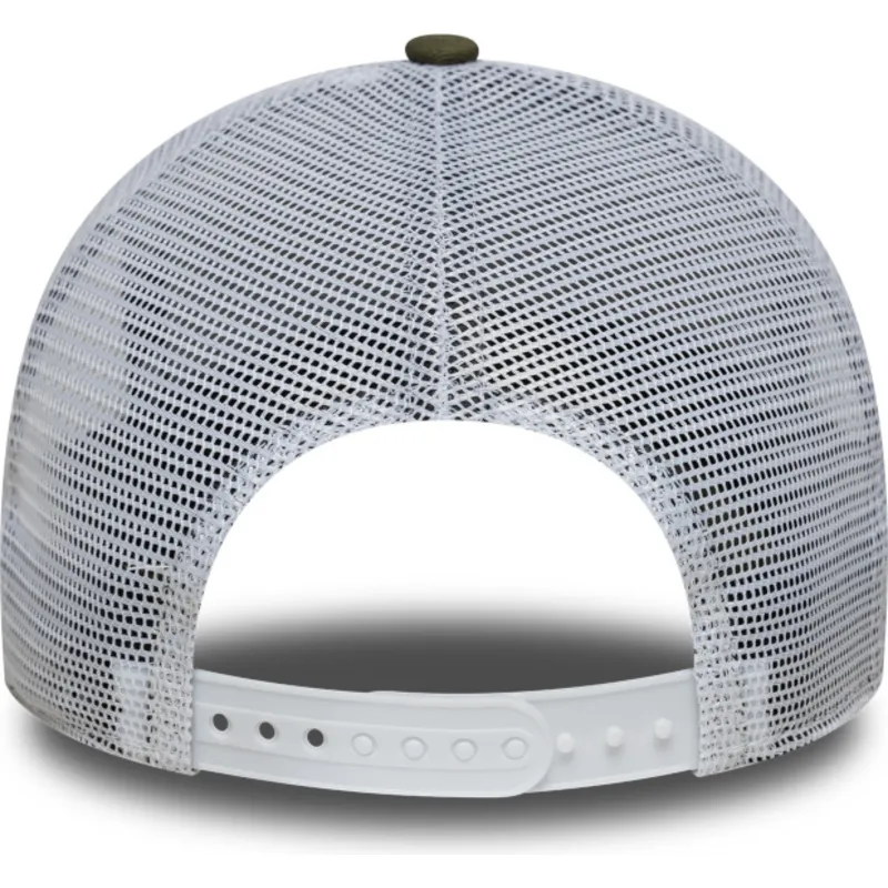 gron-og-hvid-trucker-kasket-med-gront-logo-a-frame-league-essential-fra-new-york-yankees-mlb-fra-new-era