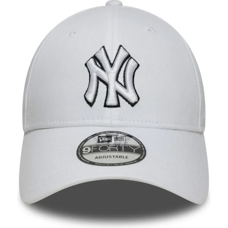 shapka-izvita-byala-reguliruema-9forty-outline-na-new-york-yankees-mlb-ot-new-era shapka-izvita-byala-reguliruema-9forty-outline-na-new-york-yankees-mlb-ot-new-era