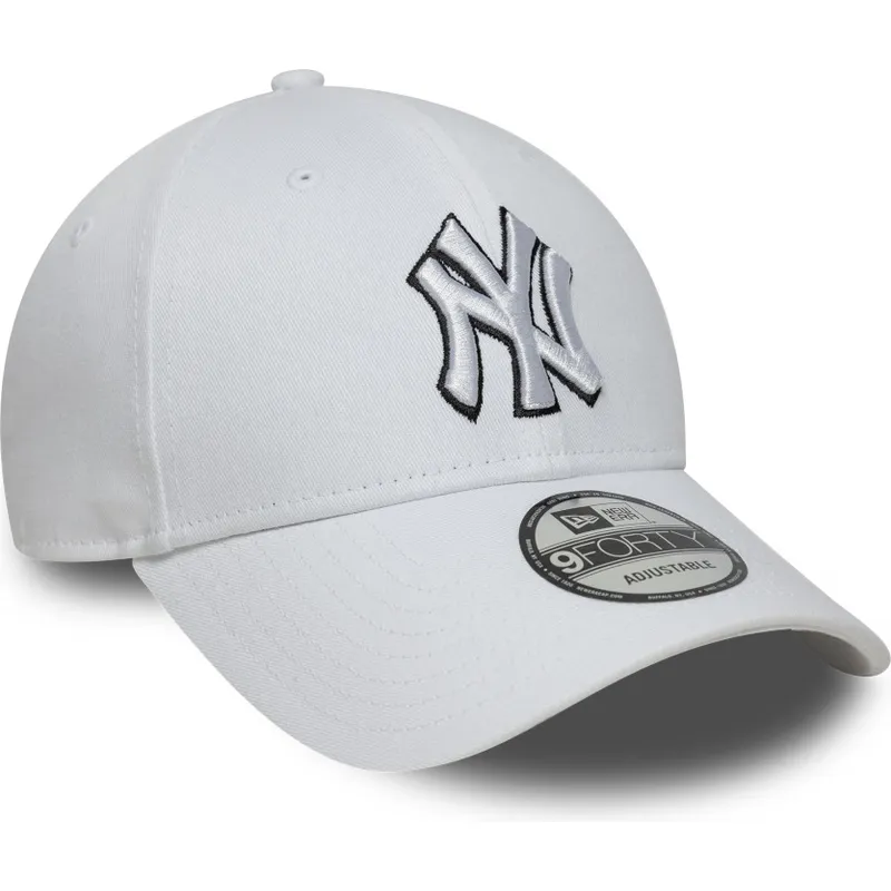 shapka-izvita-byala-reguliruema-9forty-outline-na-new-york-yankees-mlb-ot-new-era shapka-izvita-byala-reguliruema-9forty-outline-na-new-york-yankees-mlb-ot-new-era
