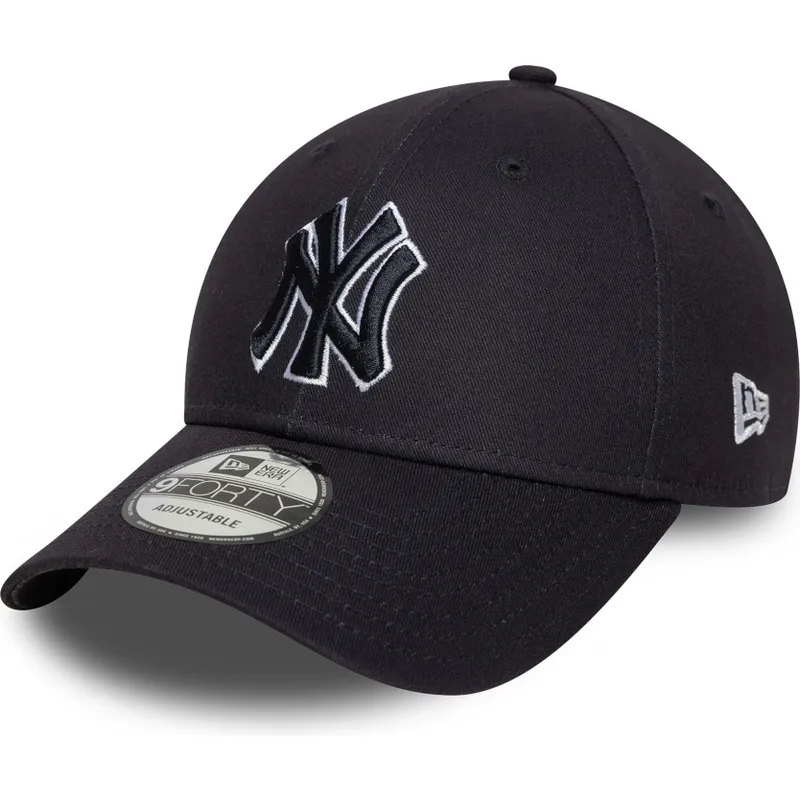 shapka-izvita-tmnosin-reguliruema-9forty-outline-na-new-york-yankees-mlb-ot-new-era