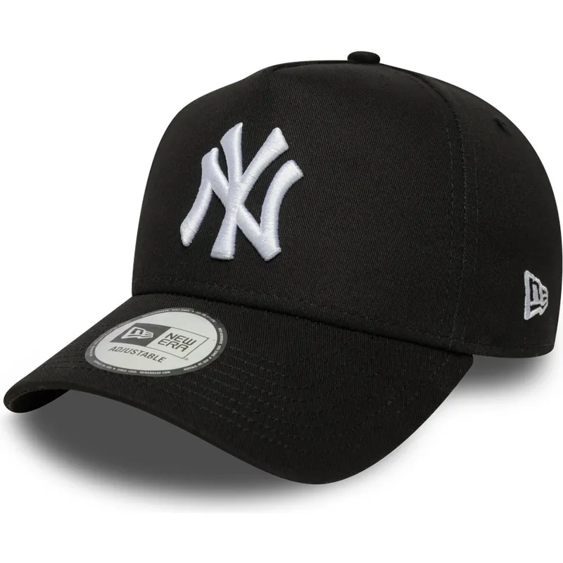 shapka-izvita-cherna-snapbek-e-frame-league-essential-na-new-york-yankees-mlb-ot-new-era