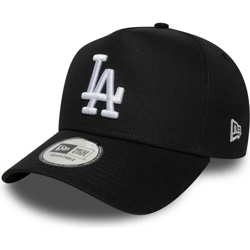 shapka-izvita-cherna-snapbek-e-frame-league-essential-na-los-angeles-dodgers-mlb-ot-new-era