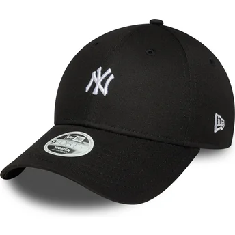 Шапка извита черна регулируем 9FORTY Mini на New York Yankees MLB от New Era