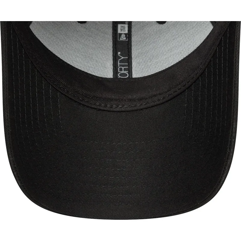 shapka-izvita-cherna-reguliruem-9forty-mini-na-new-york-yankees-mlb-ot-new-era
