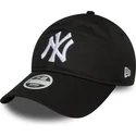 buet-sort-justerbar-kasket-til-kvinder-9twenty-league-essential-fra-new-york-yankees-mlb-fra-new-era
