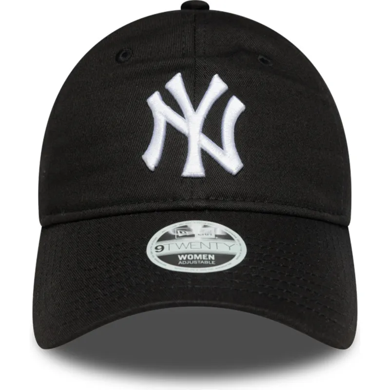 shapka-izvita-cherna-reguliruem-9twenty-league-essential-na-new-york-yankees-mlb-ot-new-era