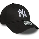 shapka-izvita-cherna-reguliruem-9twenty-league-essential-na-new-york-yankees-mlb-ot-new-era