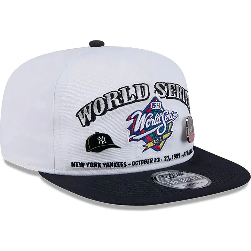 shapka-ploska-cherna-snapbek-golfer-championship-pin-na-new-york-yankees-atlanta-braves-mlb-ot-new-era