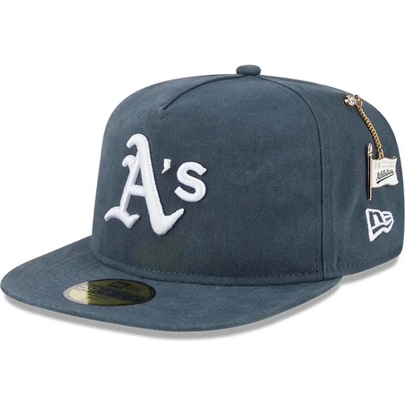 shapka-ploska-zelena-prilepnala-59fifty-a-frame-championship-side-flag-na-oakland-athletics-mlb-ot-new-era
