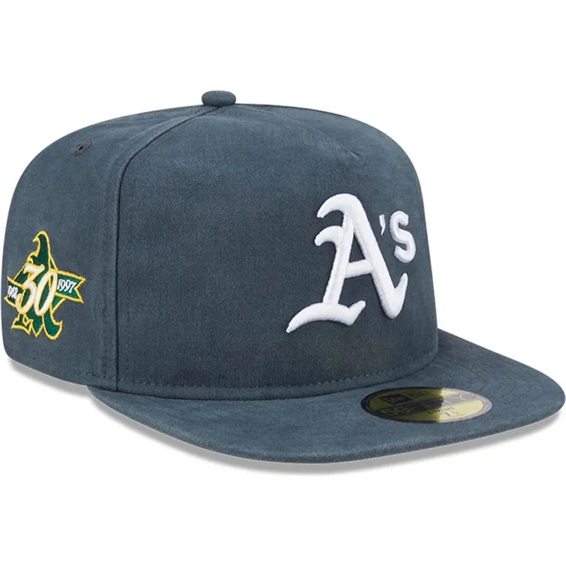 shapka-ploska-zelena-prilepnala-59fifty-a-frame-championship-side-flag-na-oakland-athletics-mlb-ot-new-era