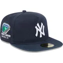marineblaue-anliegende-59fifty-a-frame-championship-side-flag-flat-cap-der-new-york-yankees-mlb-von-new-era