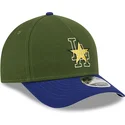 casquette-courbee-verte-et-bleue-snapback-9forty-m-crown-city-feature-los-angeles-dodgers-mlb-new-era