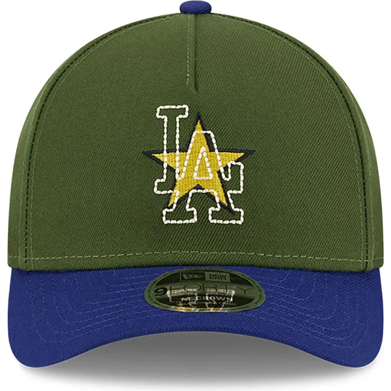 shapka-izvita-mnogocveten-snapbek-9forty-m-crown-city-feature-na-los-angeles-dodgers-mlb-ot-new-era