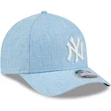 shapka-izvita-sinya-snapbek-9forty-m-crown-a-frame-cotton-weave-na-new-york-yankees-mlb-ot-new-era