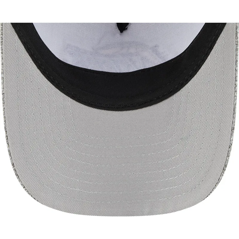 graue-gebogene-snapback-kappe-9forty-m-crown-a-frame-cotton-weave-der-los-angeles-lakers-nba-von-new-era