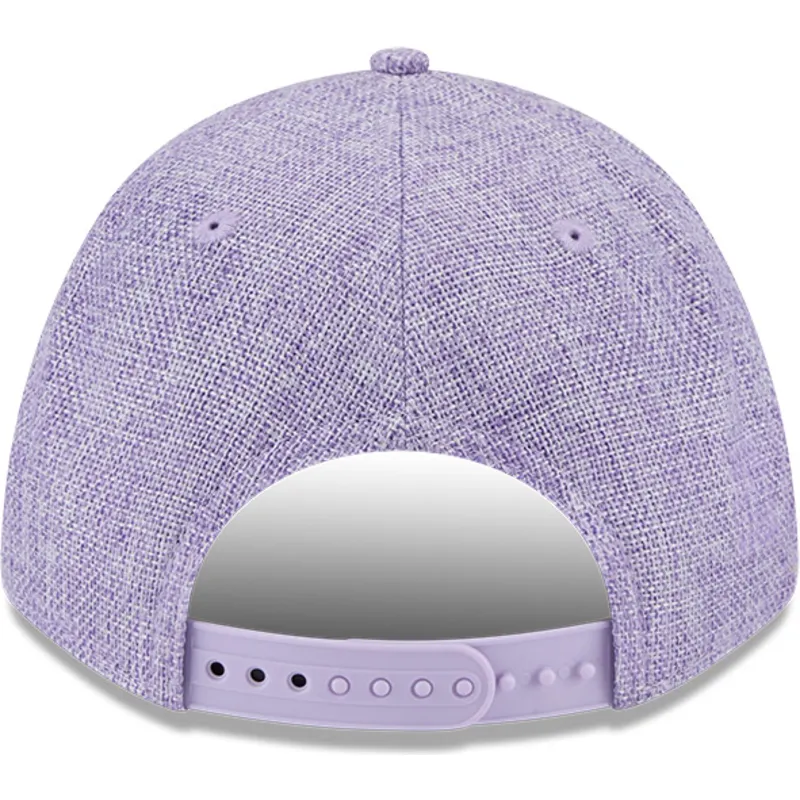 shapka-izvita-violetka-snapbek-9forty-m-crown-a-frame-cotton-weave-na-los-angeles-lakers-nba-ot-new-era