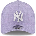 violet-buet-snapback-9forty-m-crown-a-frame-cotton-weave-kasket-fra-new-york-yankees-mlb-fra-new-era
