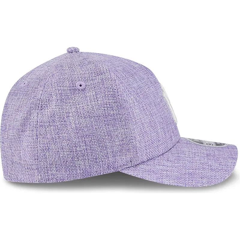violet-buet-snapback-9forty-m-crown-a-frame-cotton-weave-kasket-fra-new-york-yankees-mlb-fra-new-era