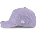 violet-buet-snapback-9forty-m-crown-a-frame-cotton-weave-kasket-fra-new-york-yankees-mlb-fra-new-era