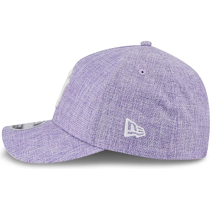 violet-buet-snapback-9forty-m-crown-a-frame-cotton-weave-kasket-fra-new-york-yankees-mlb-fra-new-era