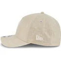 beige-gebogene-snapback-kappe-9forty-m-crown-a-frame-cotton-weave-der-philadelphia-phillies-mlb-von-new-era