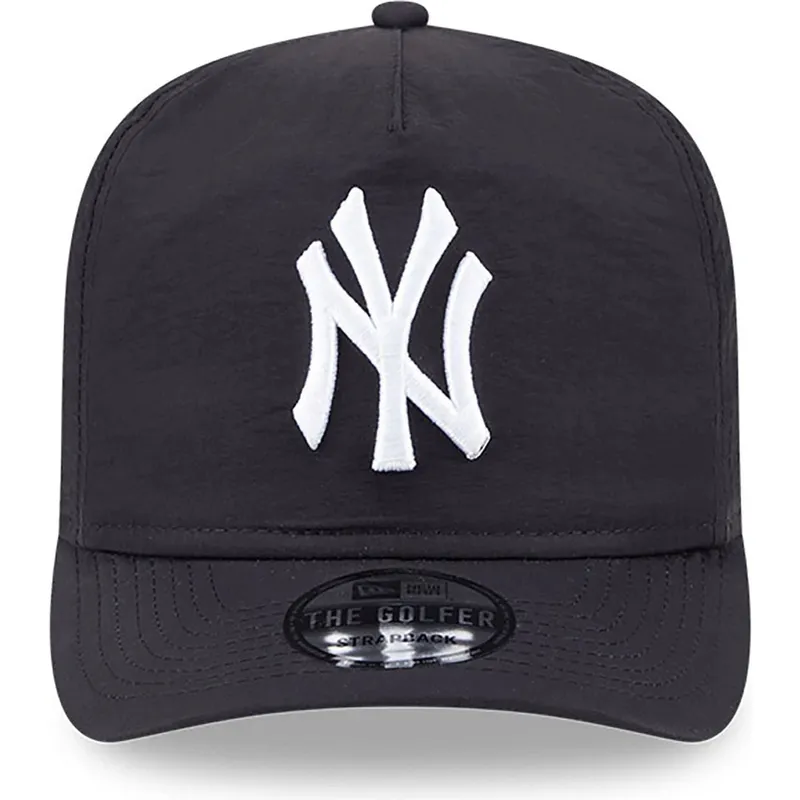 shapka-izvita-cherna-reguliruem-golfer-everyday-nylon-na-new-york-yankees-mlb-ot-new-era