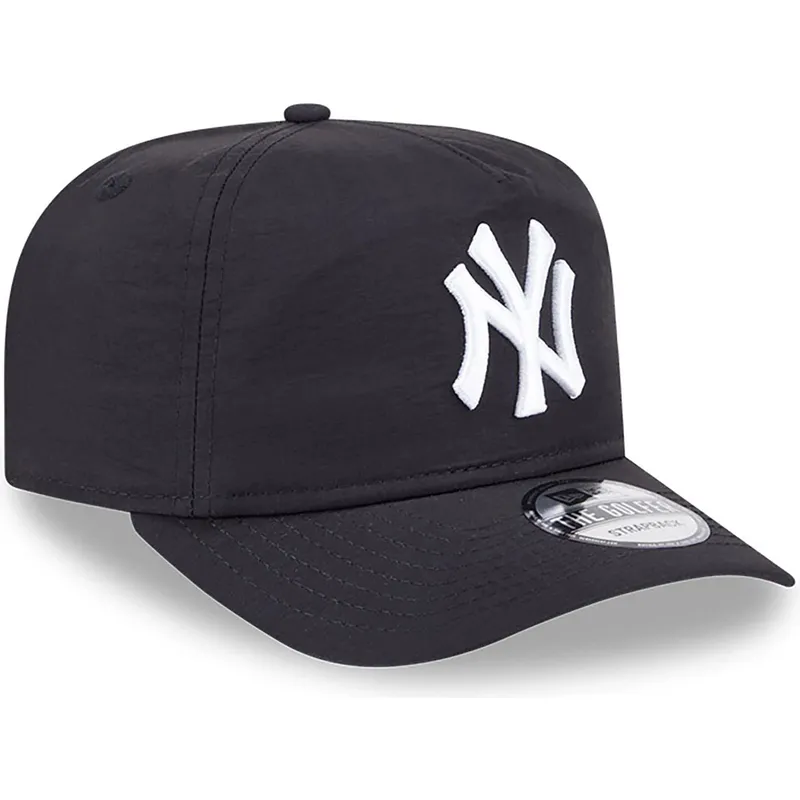shapka-izvita-cherna-reguliruem-golfer-everyday-nylon-na-new-york-yankees-mlb-ot-new-era