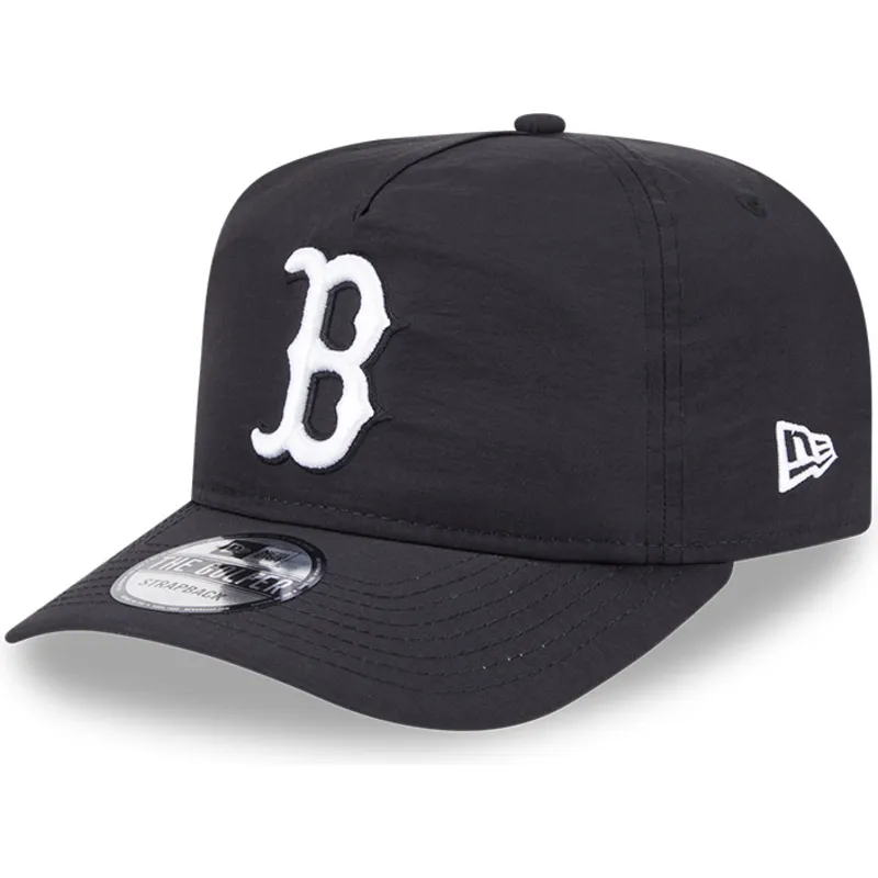 shapka-izvita-cherna-reguliruem-golfer-everyday-nylon-na-boston-red-sox-mlb-ot-new-era