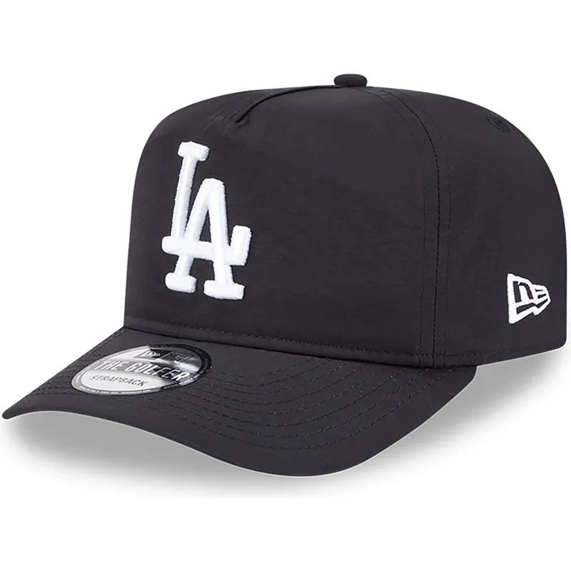 shapka-izvita-cherna-reguliruem-golfer-everyday-nylon-na-los-angeles-dodgers-mlb-ot-new-era