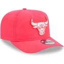 shapka-izvita-roza-reguliruema-golfer-everyday-nylon-na-chicago-bulls-nba-ot-new-era