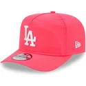 verstellbare-rosa-curved-cap-golfer-everyday-nylon-los-angeles-dodgers-mlb-von-new-era