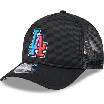 Sort trucker cap 9FORTY M-Crown A Frame Gradient Raceway fra Los Angeles Dodgers MLB fra New Era