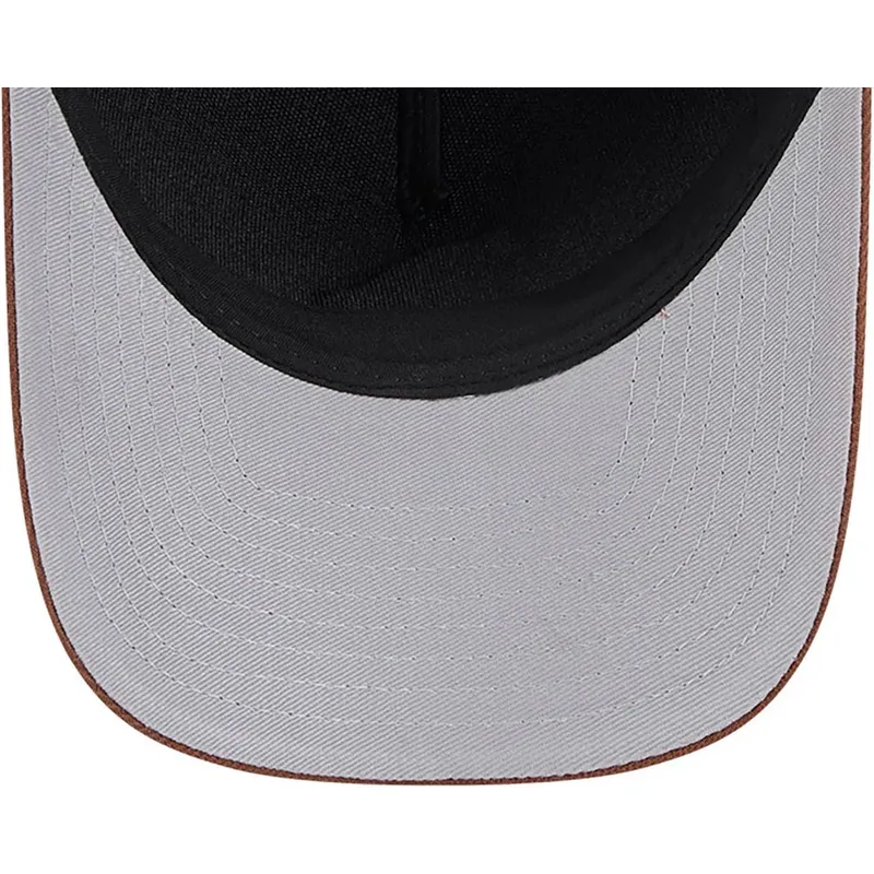 brun-buet-snapback-kasket-9forty-m-crown-a-frame-motorsport-fra-los-angeles-dodgers-mlb-fra-new-era