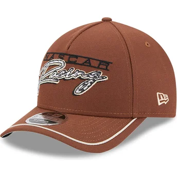Шапка извита кафяв снапбек 9FORTY M-Crown A Frame Motorsport на NASCAR от New Era