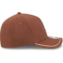 new-era-curved-brim-9forty-m-crown-a-frame-motorsport-new-york-yankees-mlb-brown-snapback-cap