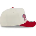 shapka-izvita-chervena-snapbek-golfer-team-scribble-na-philadelphia-phillies-mlb-ot-new-era