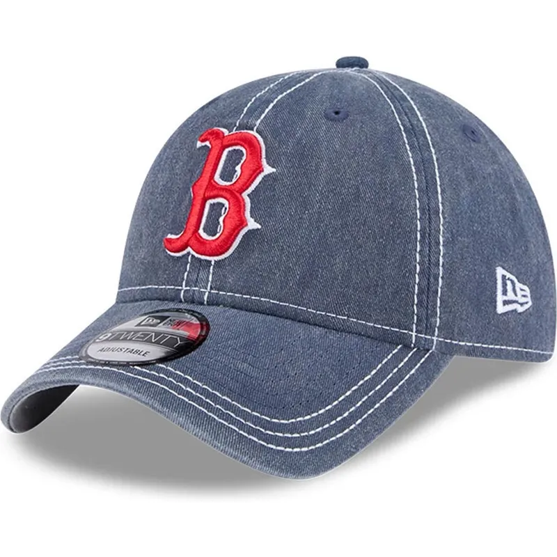 boston-red-sox-mlb-9twenty-washed-contrast-bla-justerbar-buet-kasket-fra-new-era