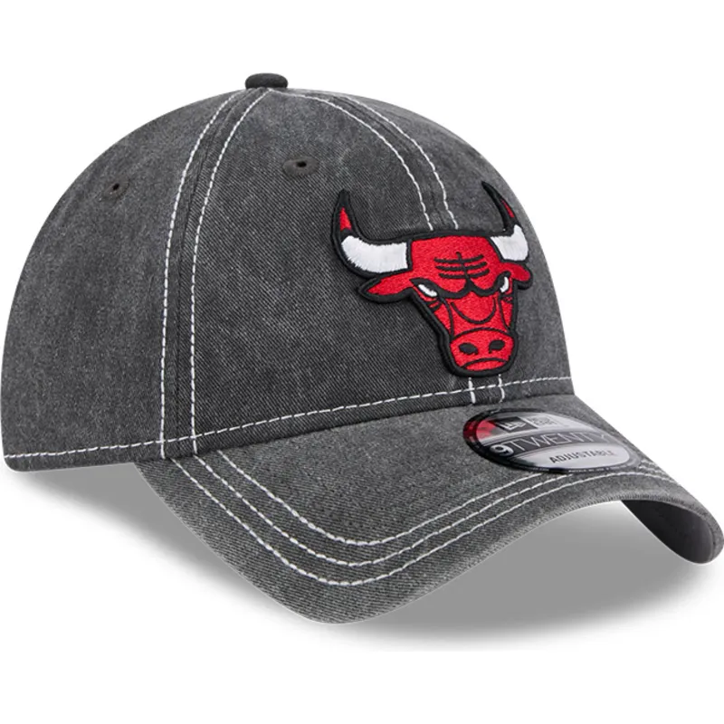 chicago-bulls-nba-new-era-9twenty-washed-contrast-justerbar-gra-buet-kasket