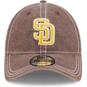 shapka-izvita-kafyav-reguliruem-9twenty-washed-contrast-na-san-diego-padres-mlb-ot-new-era
