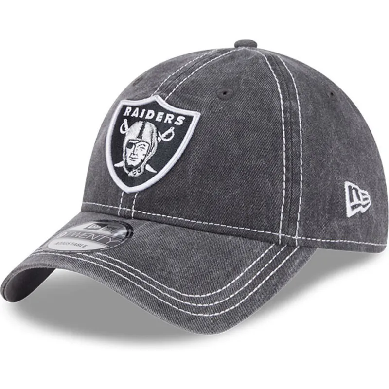 shapka-izvita-siv-reguliruem-9twenty-washed-contrast-na-las-vegas-raiders-nfl-ot-new-era
