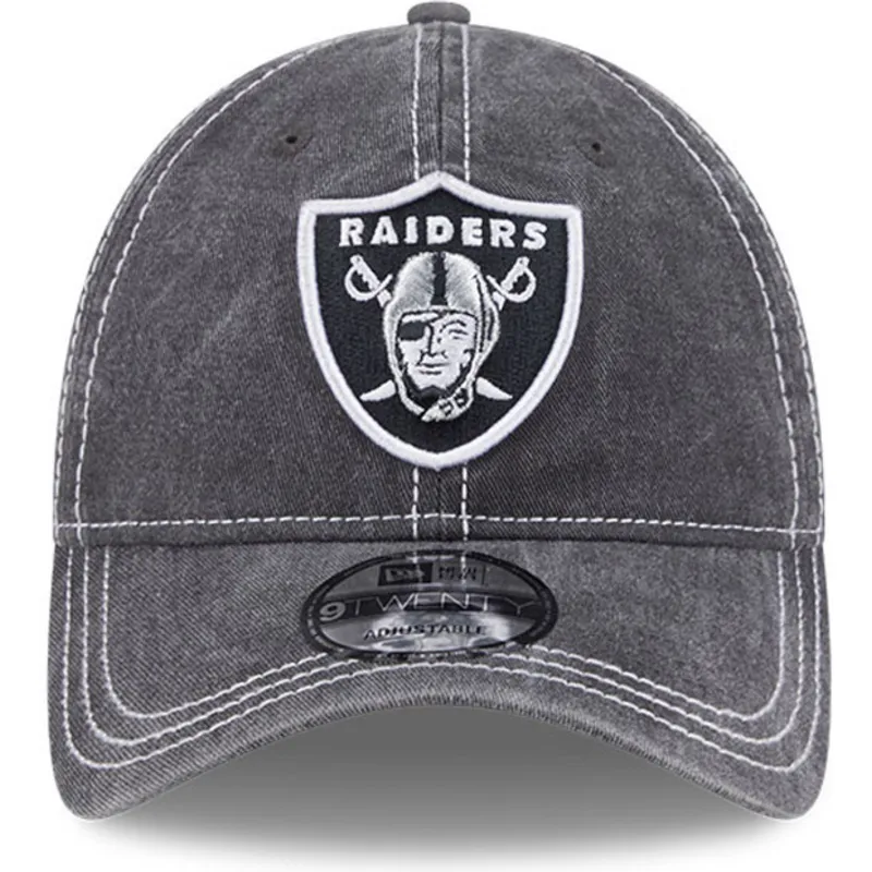 shapka-izvita-siv-reguliruem-9twenty-washed-contrast-na-las-vegas-raiders-nfl-ot-new-era