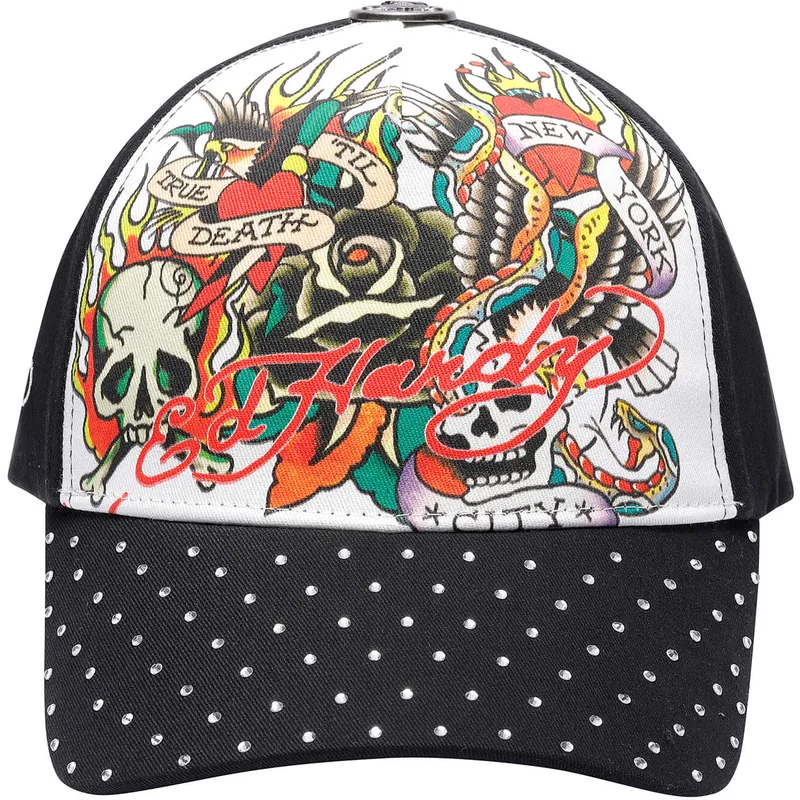 shapka-izvita-cherna-reguliruem-true-til-death-ot-ed-hardy