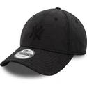 new-era-new-york-yankees-mlb-9forty-quiltet-sort-justerbar-buet-kasket-med-sort-logo