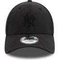 new-era-new-york-yankees-mlb-9forty-quiltet-sort-justerbar-buet-kasket-med-sort-logo