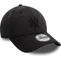 new-era-new-york-yankees-mlb-9forty-quiltet-sort-justerbar-buet-kasket-med-sort-logo