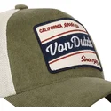 casquette-trucker-verte-et-beige-gre-von-dutch