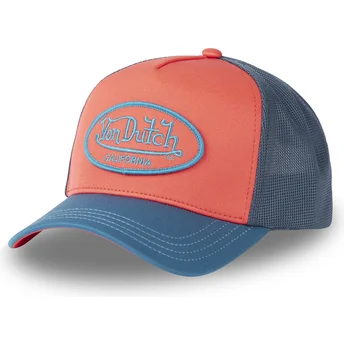 Von Dutch BLFL rød og blå trucker kasket